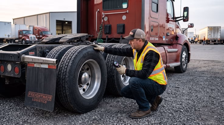 California CDL skills test pre-trip inspection