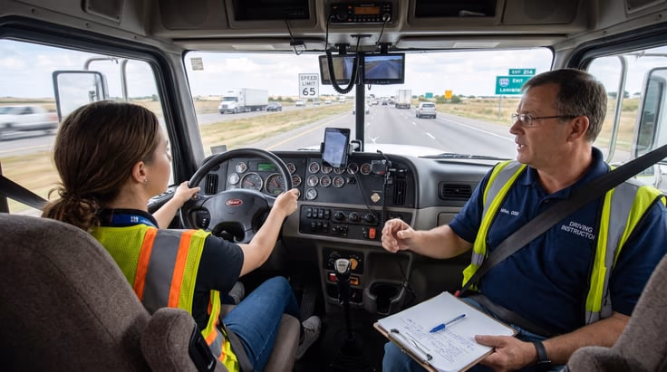 ELDT behind-the-wheel training for California CDL