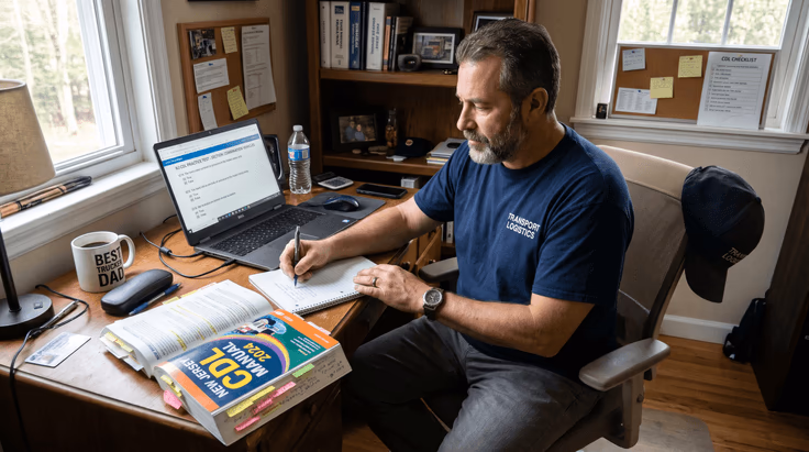 New Jersey CDL general knowledge test study guide and practice test