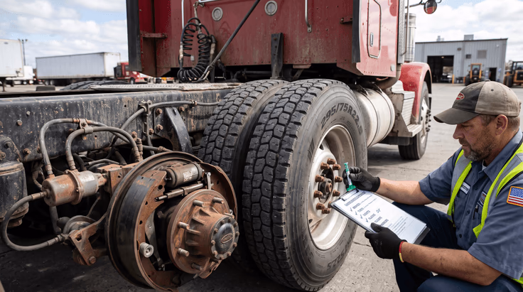 Vehicle inspection topics on the NJ CDL general knowledge test