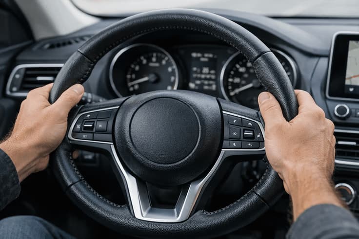 Smooth steering technique for the Ohio maneuverability driving test