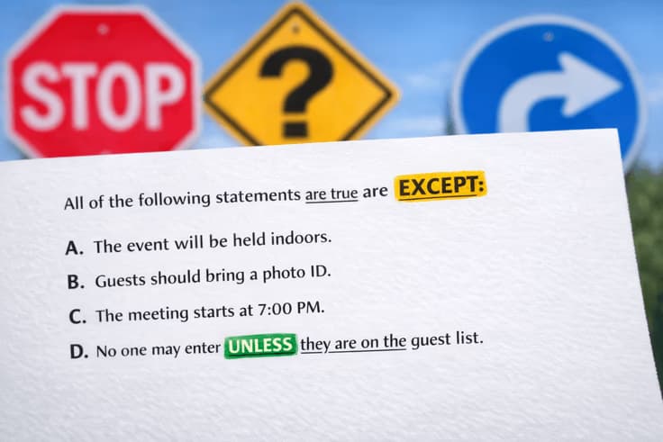 Common reasons people fail the Florida permit test: trick wording, signs, and pavement markings