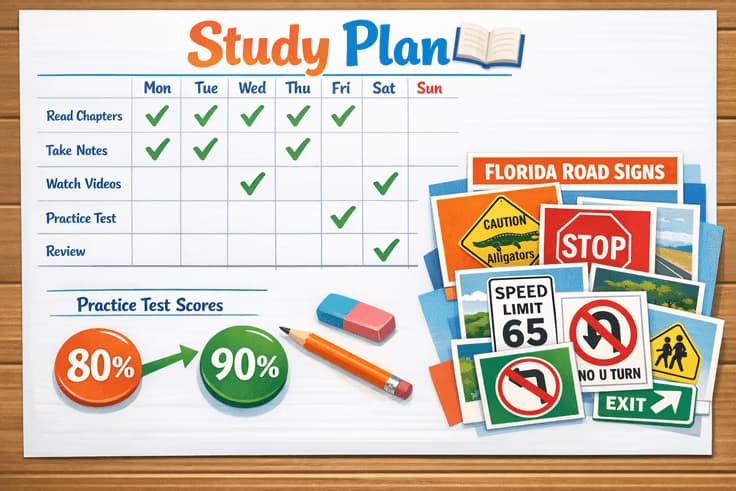Tips to pass the Florida permit test: study plan, florida permit test practice, and aiming above 80%