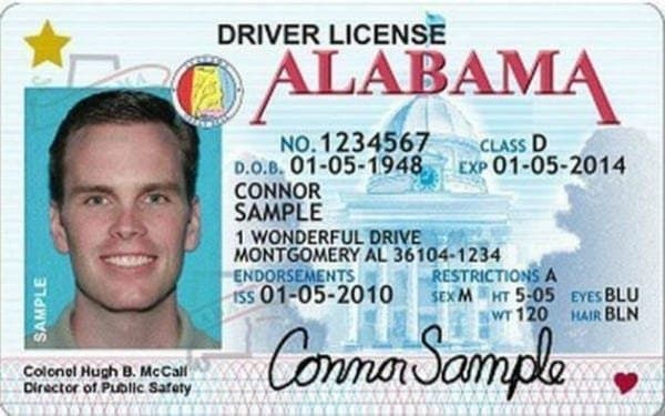 Alabama drivers license