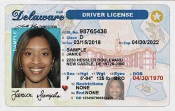 Delaware drivers license