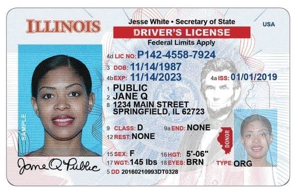 Illinois drivers license