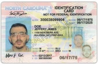 North Carolina drivers license