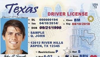 Texas drivers license