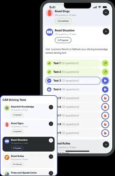 dmv exam simulator app