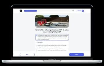 dmv exam like test question