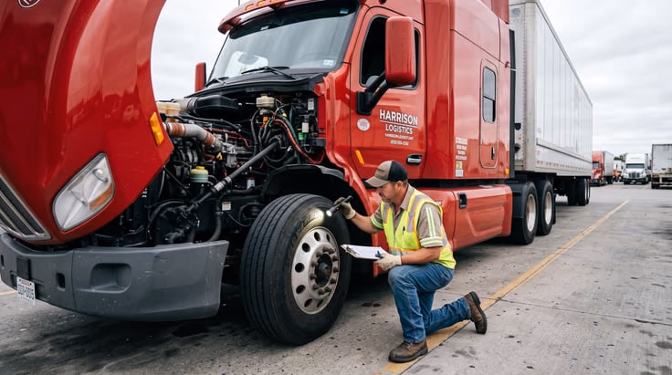 CDL pre-trip inspection in Connecticut