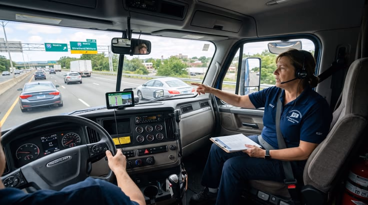 ELDT Connecticut truck driving school training